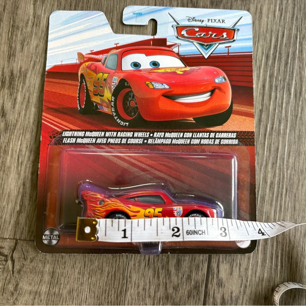 3” Disney Pixar Metal Lightning McQueen Toy - Picture 4 of 4